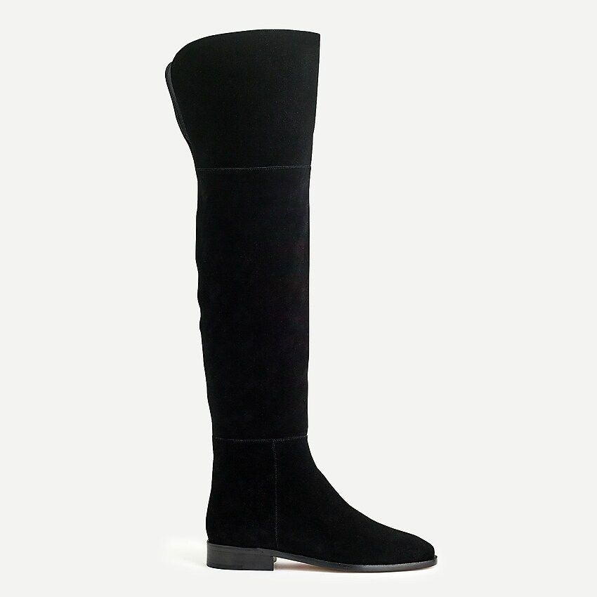 Over-the-knee boots in suede | J.Crew US