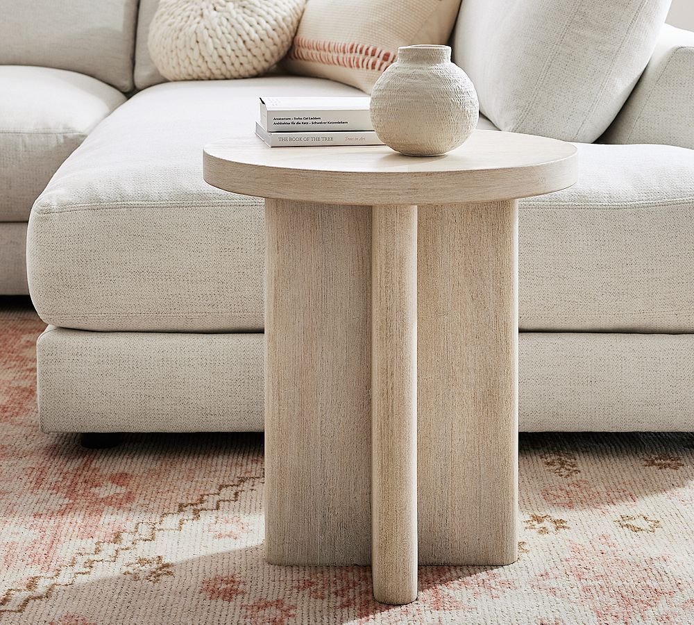 Cayman Round Side Table (18") | Pottery Barn (US)