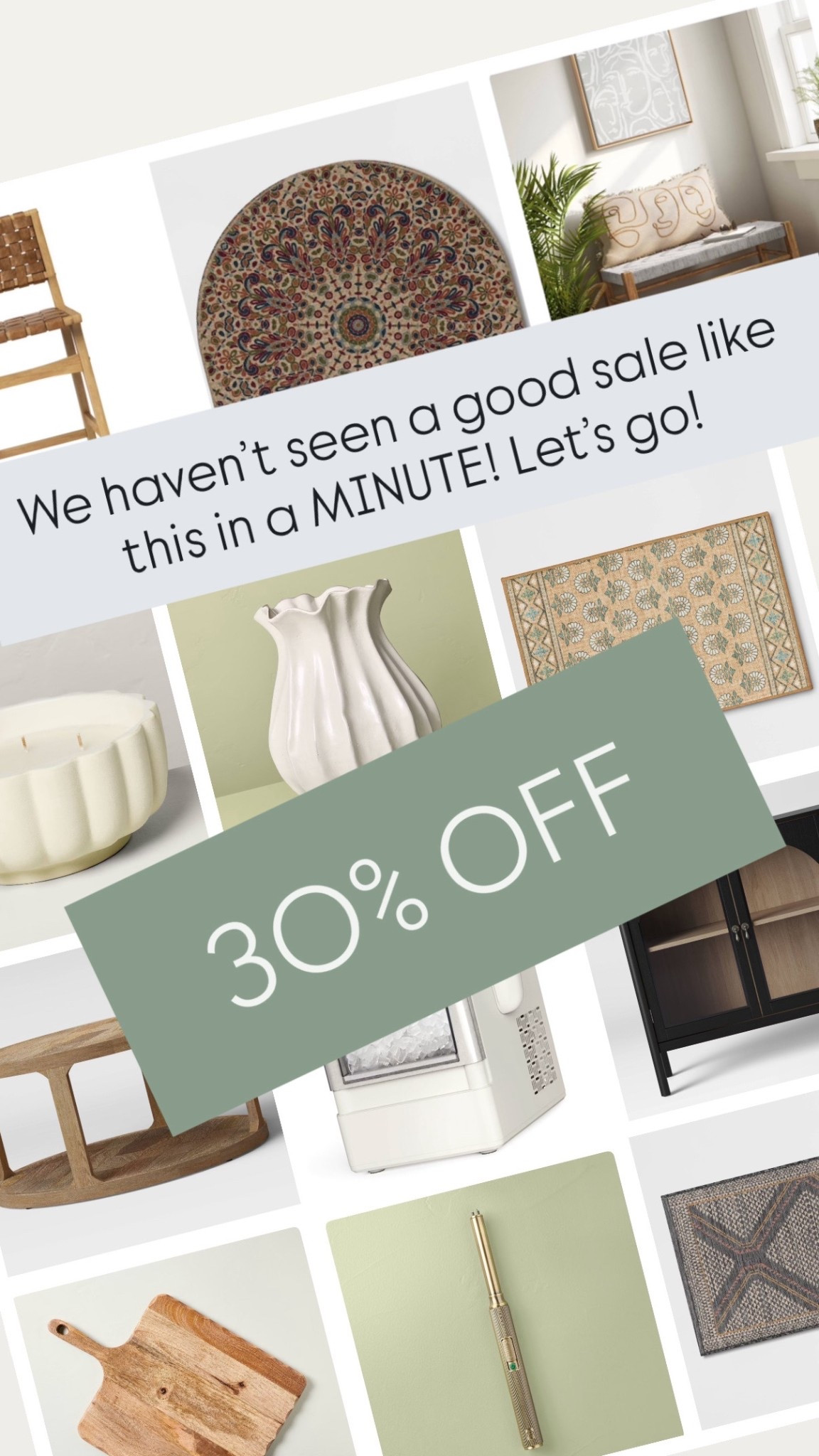 30% OFF FINALLY HERE$ 

#LTKSaleAlert #LTKdayinmylife #LTKHome