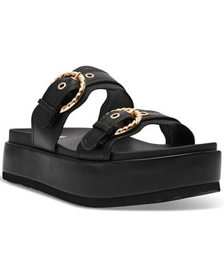 DV Dolce Vita Serpent Double Band Footbed Platform Sandals - Macy's | Macy's