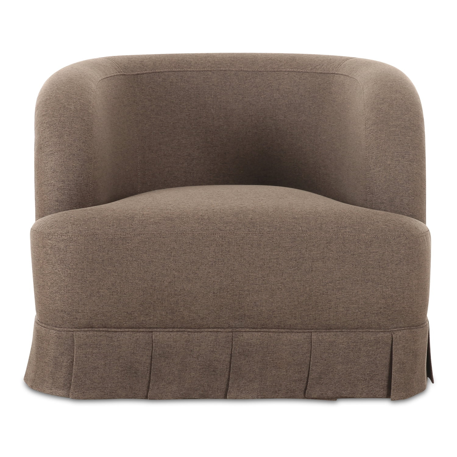 Moe's Home Collection Maren Swivel Chair Brown Fabric Chairs | Walmart (US)