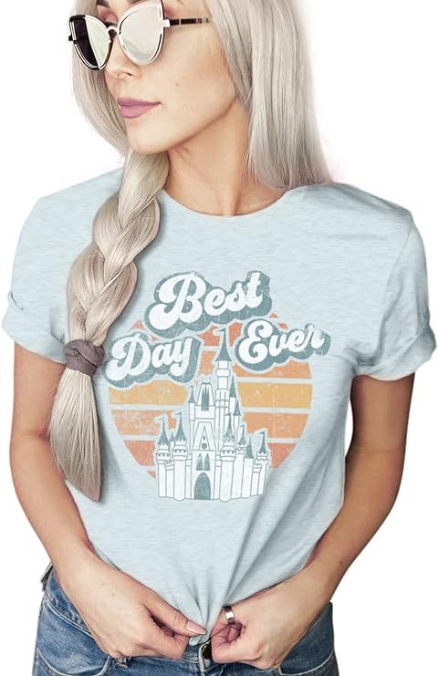 Best Day Ever Shirt | Cute Matching Vacation T-Shirt for Disney | Unisex Sizing | Amazon (US)