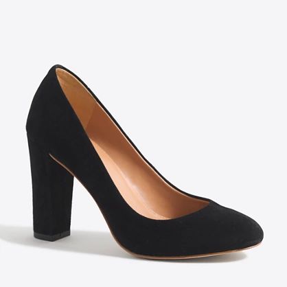 Factory suede olive pumps | J.Crew US