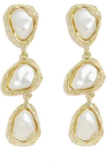 Heights Faux Pearl Drop Earrings | Nordstrom