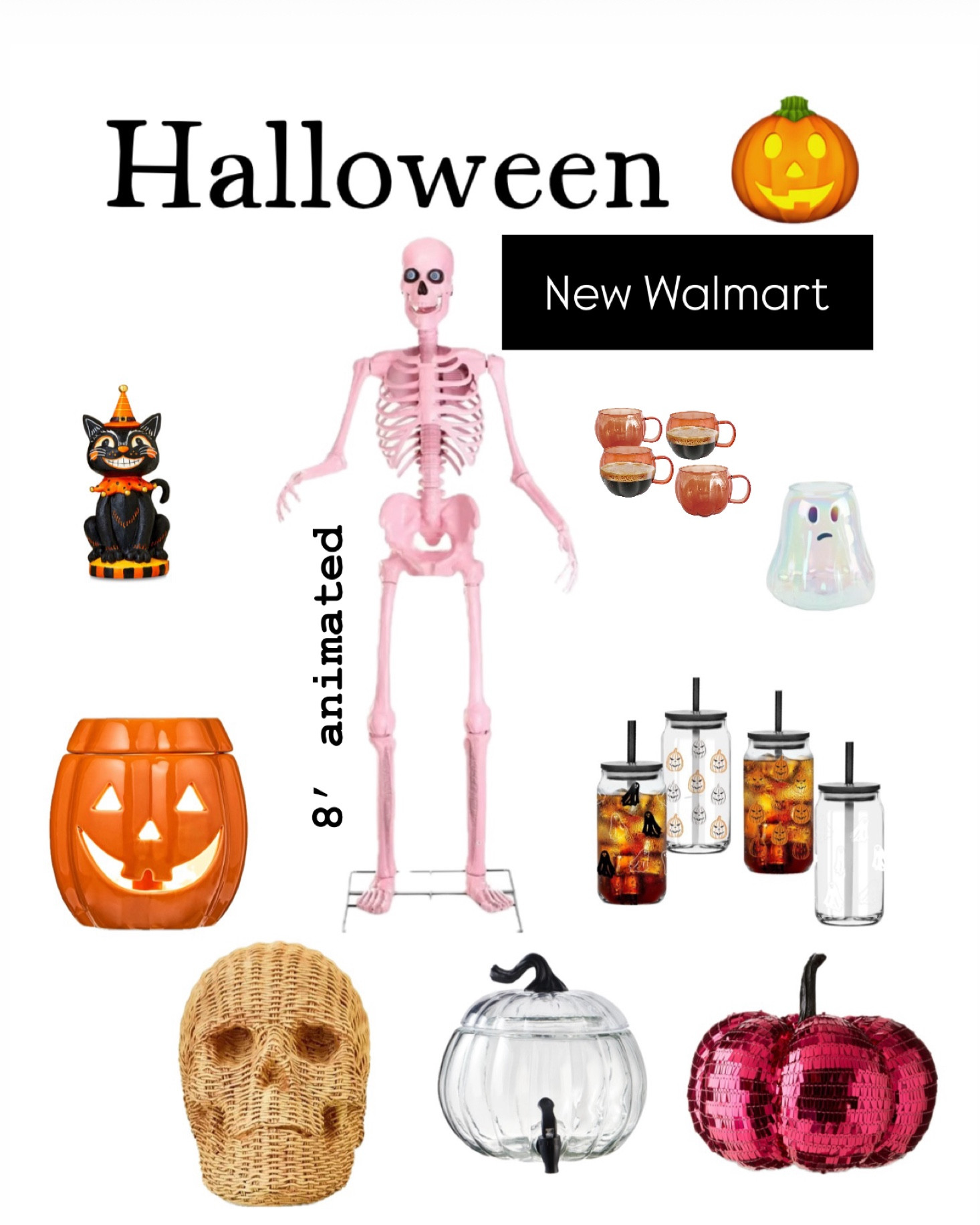 Pink 8’ animated skeleton ❤️

#LTKHome #LTKParties #LTKSeasonal