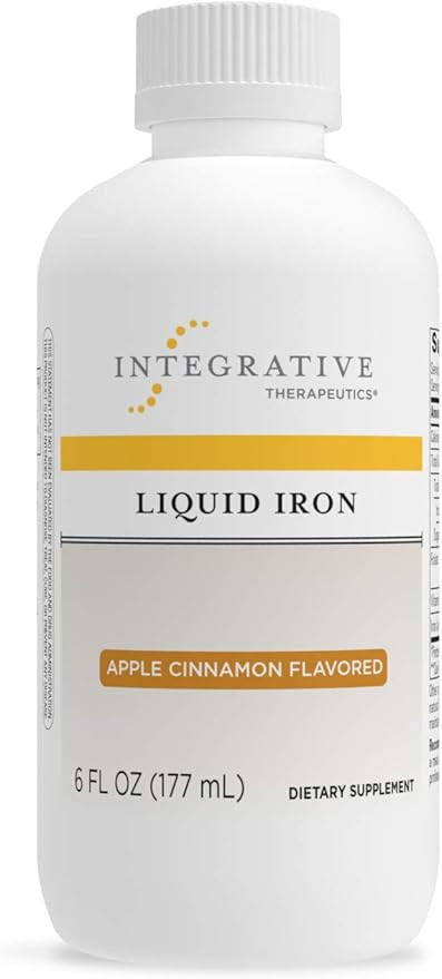 Integrative Therapeutics Liquid Iron - with Vitamin B12 and Folic Acid - Iron Supplement for Wome... | Amazon (US)