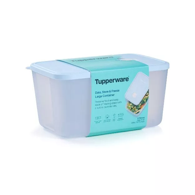 Tupperware Date Store & Freeze - 10.75c Freezer Container : Target