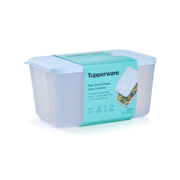 Tupperware Date Store & Freeze - 2.6L / 10.75C Freezer Container | Target