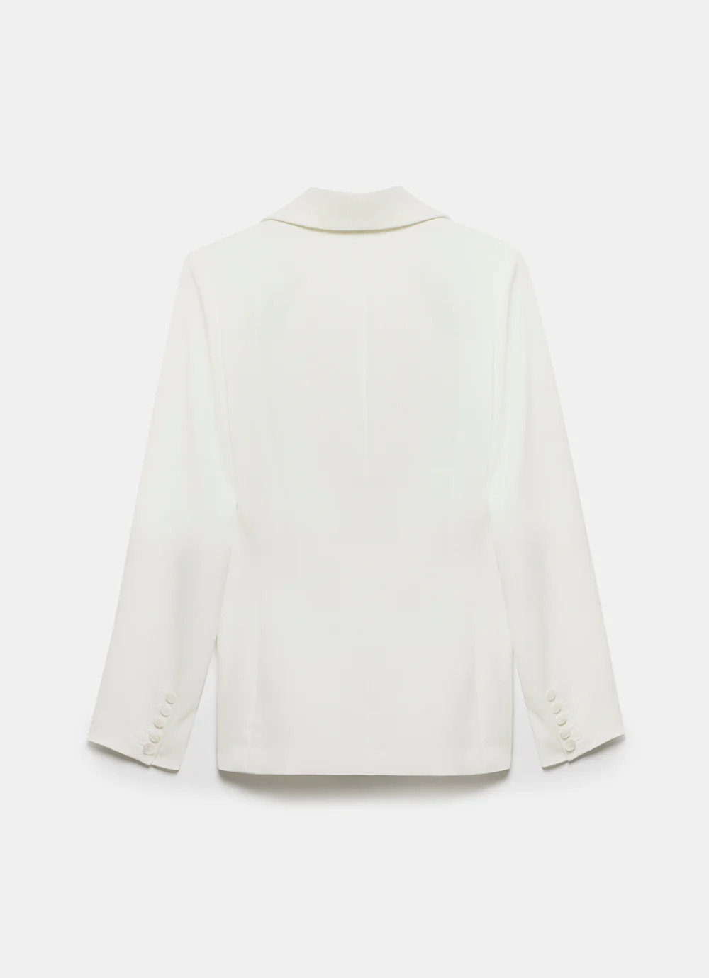 White Tuxedo Double Breasted Blazer | Mint Velvet