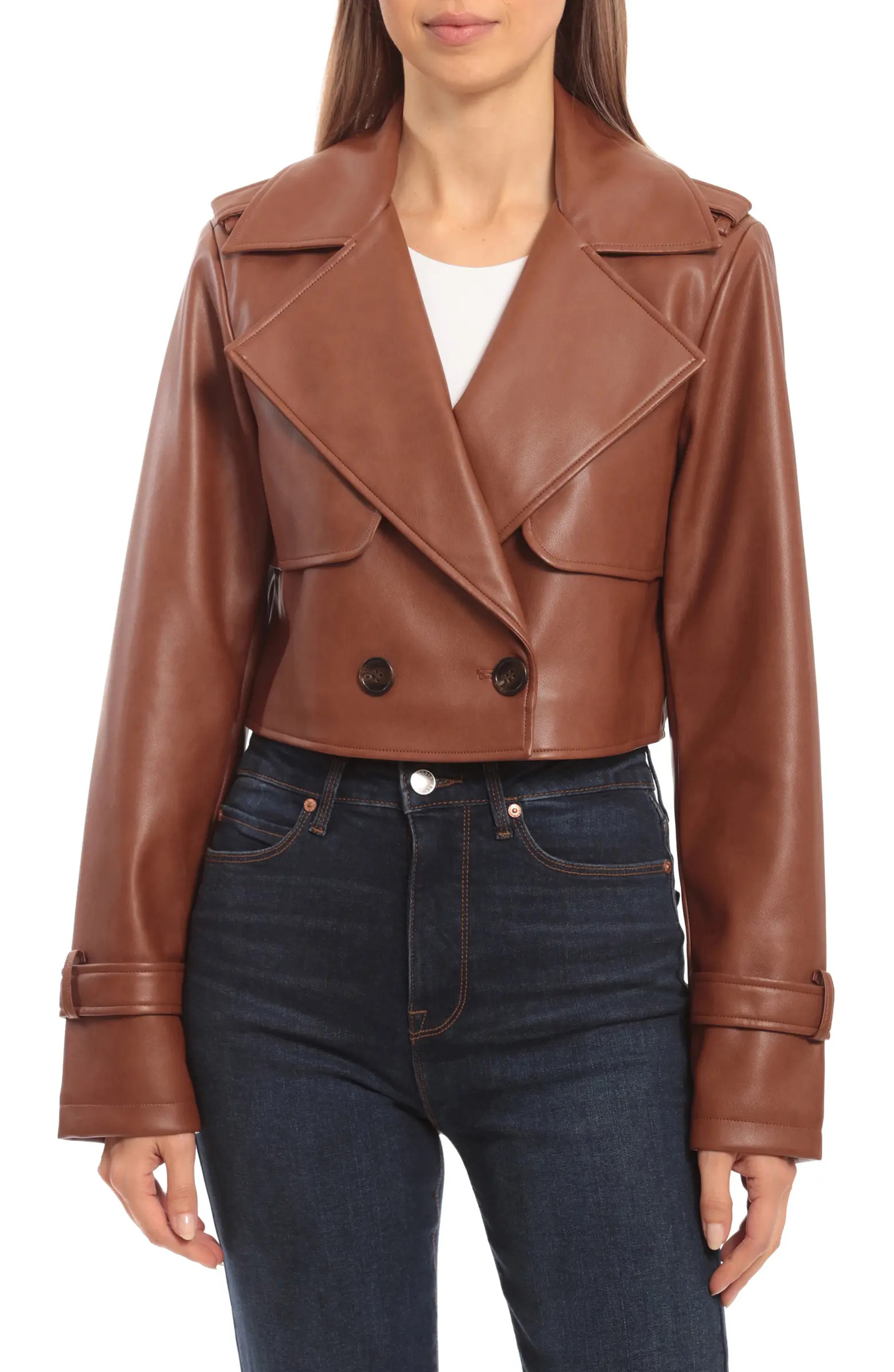 Cropped Trench Jacket | Nordstrom Rack
