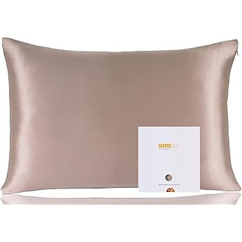 ZIMASILK 100% Mulberry Silk Pillowcase for Hair and Skin Health,Soft and Smooth,Both Sides Premiu... | Amazon (US)