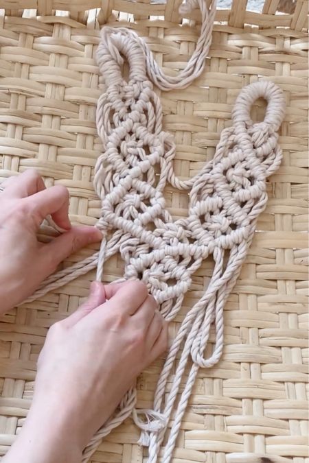 My macrame tutorial for a macrame wall hanging as well as cord options for my German/ EU followers 

#LTKeurope #LTKhome