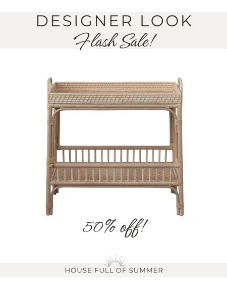 Designer look bar cart
Serena & Lily look a like alternative 
Coastal home decor 
Sale! 

#LTKfindsunder100 #LTKsalealert #LTKhome