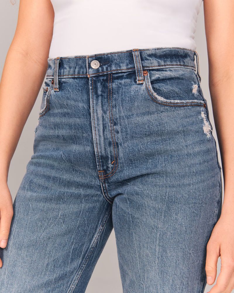 Ultra High Rise 90s Straight Jean | Abercrombie & Fitch (US)