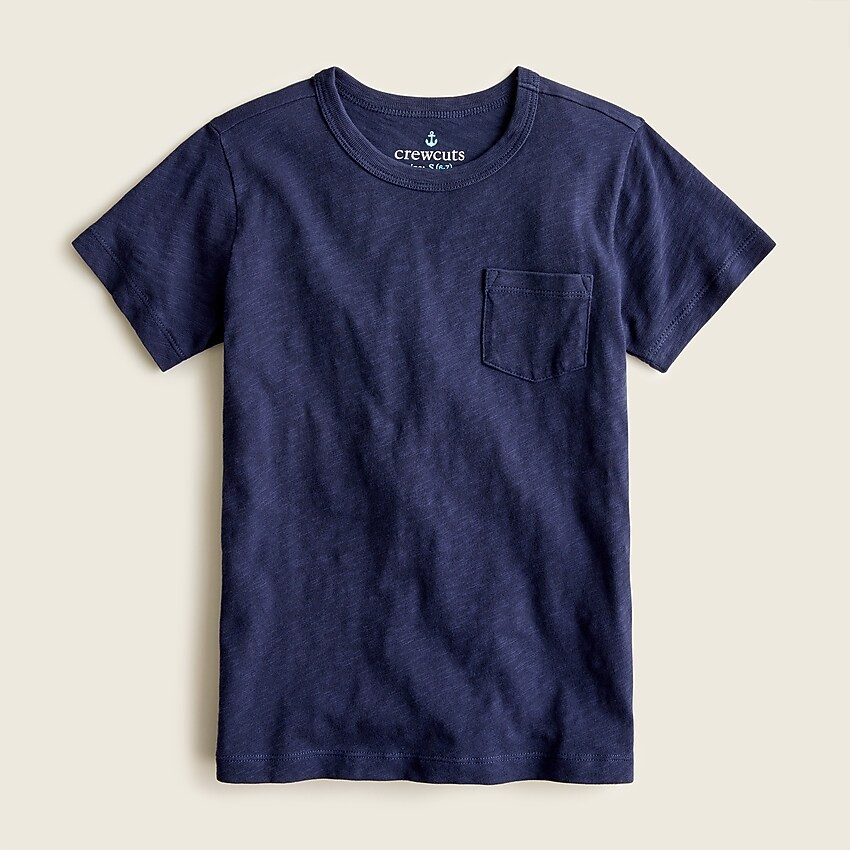 Kids' pocket T-shirt in slub cotton | J. Crew US