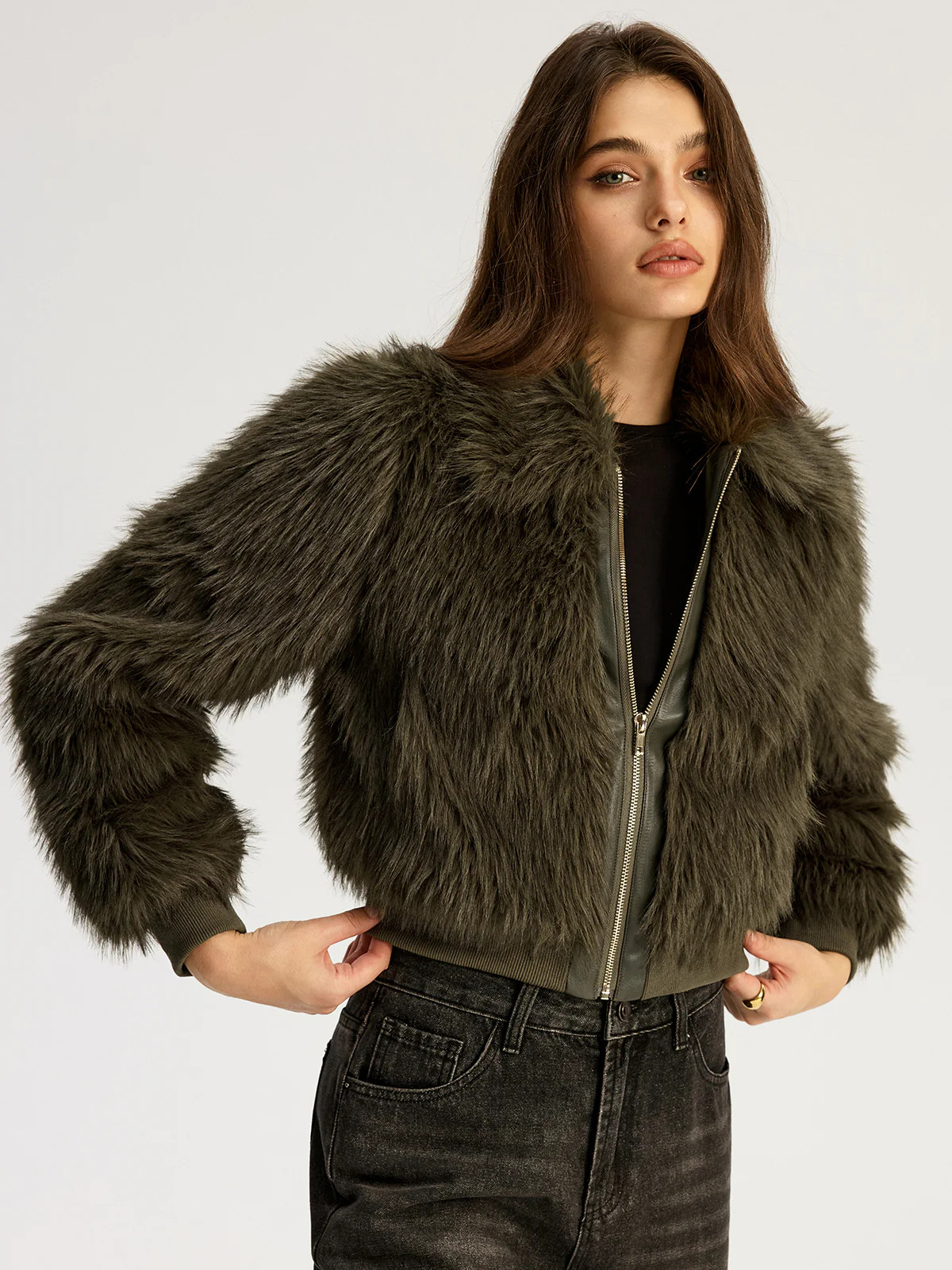 Faux Fur Jacket | Commense