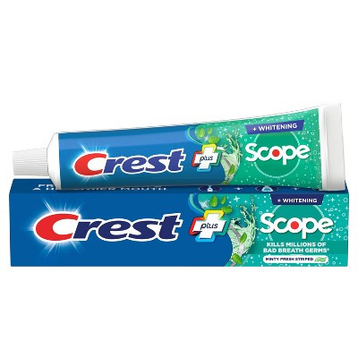 Crest + Scope Complete Whitening Toothpaste - Minty Fresh - 5.4 oz | Target