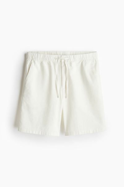 Regular Fit Shorts - White - Men | H&M US | H&M (US + CA)
