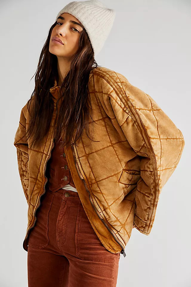 Dolman Quilted Knit Jacket | Free People (Global - UK&FR Excluded)