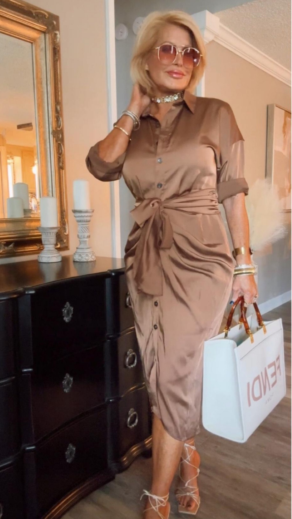 My favorite style of dress is the wrap shirt dress.  It’s flattering on & I did my true size med. it’s perfect for so many occasions.  #dresses

#LTKshoecrush #LTKworkwear #LTKstyletip
