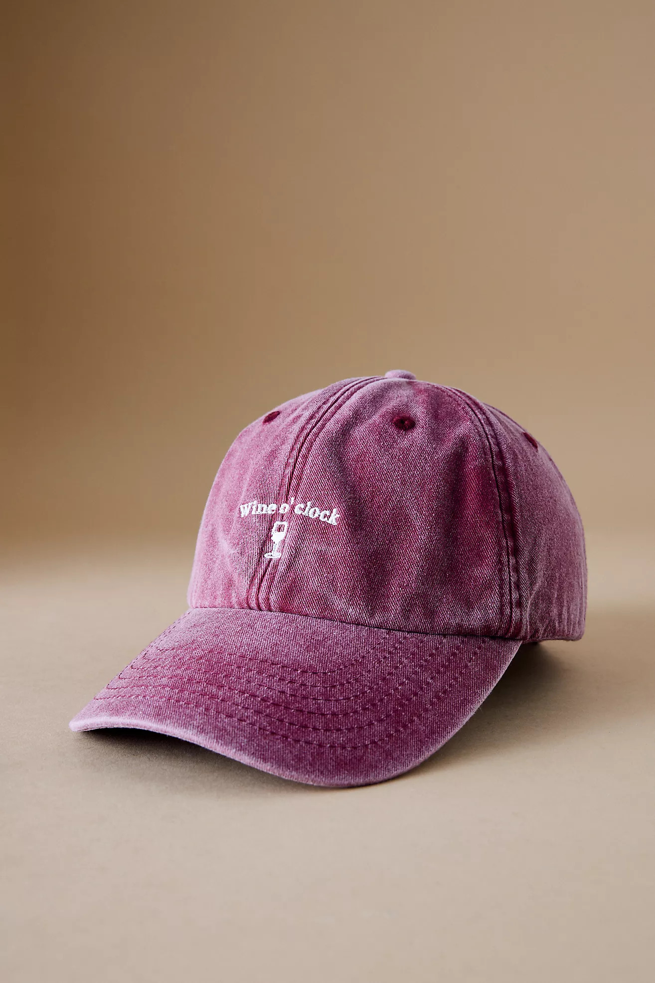 Wine O'Clock Embroidered Baseball Cap | Anthropologie (UK)