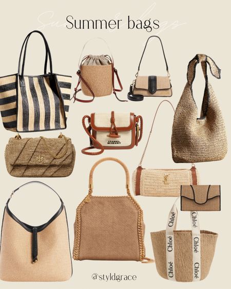Summer bags ☀️

Neutral summer bags, raffia summer bags, beach tote, neutral summer tote 