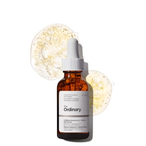 The Ordinary Caffeine Solution 5% + EGCG Eye Serum, Depuffing Eye Serum for Dark Circles and Tired Eyes, 1 Fl Oz | Amazon (US)