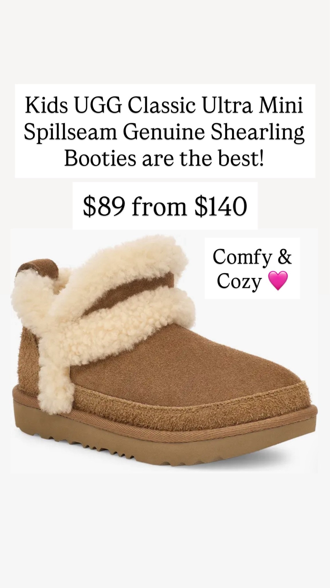 UGG booties for kids are on sale 

#LTKShoeCrush #LTKSaleAlert #LTKKids
