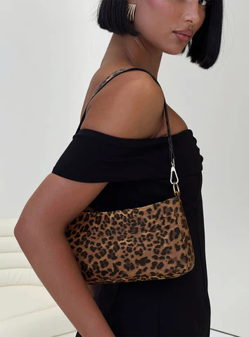 Cheeky Shoulder Bag Leopard | Princess Polly US