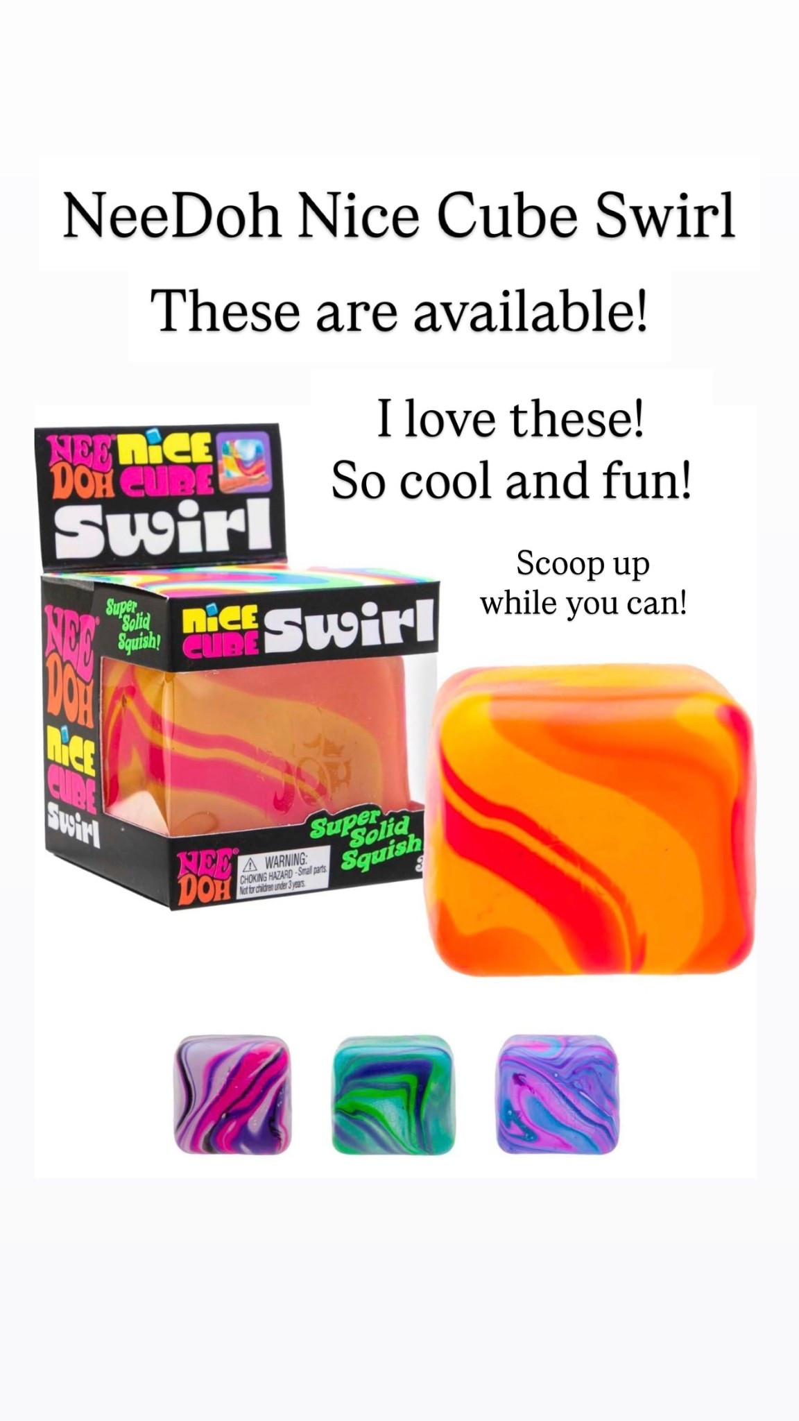 NeeDoh Nice Cube Swirl

#LTKKids