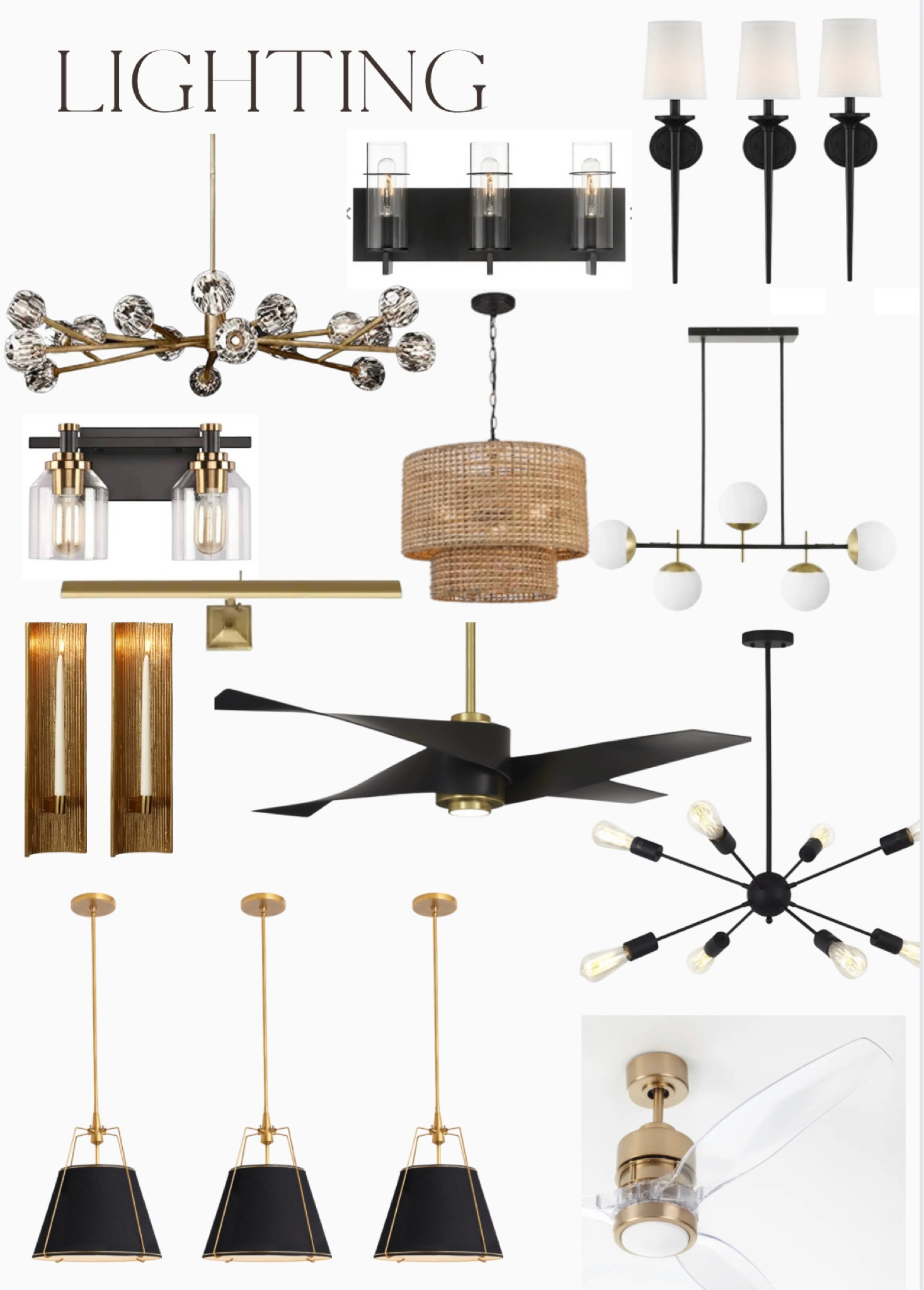 Our lighting fixtures, sconces and chandeliers we are used throughout our home. We replaced every single builder grade light the week we moved in.

#LTKhome #LTKstyletip