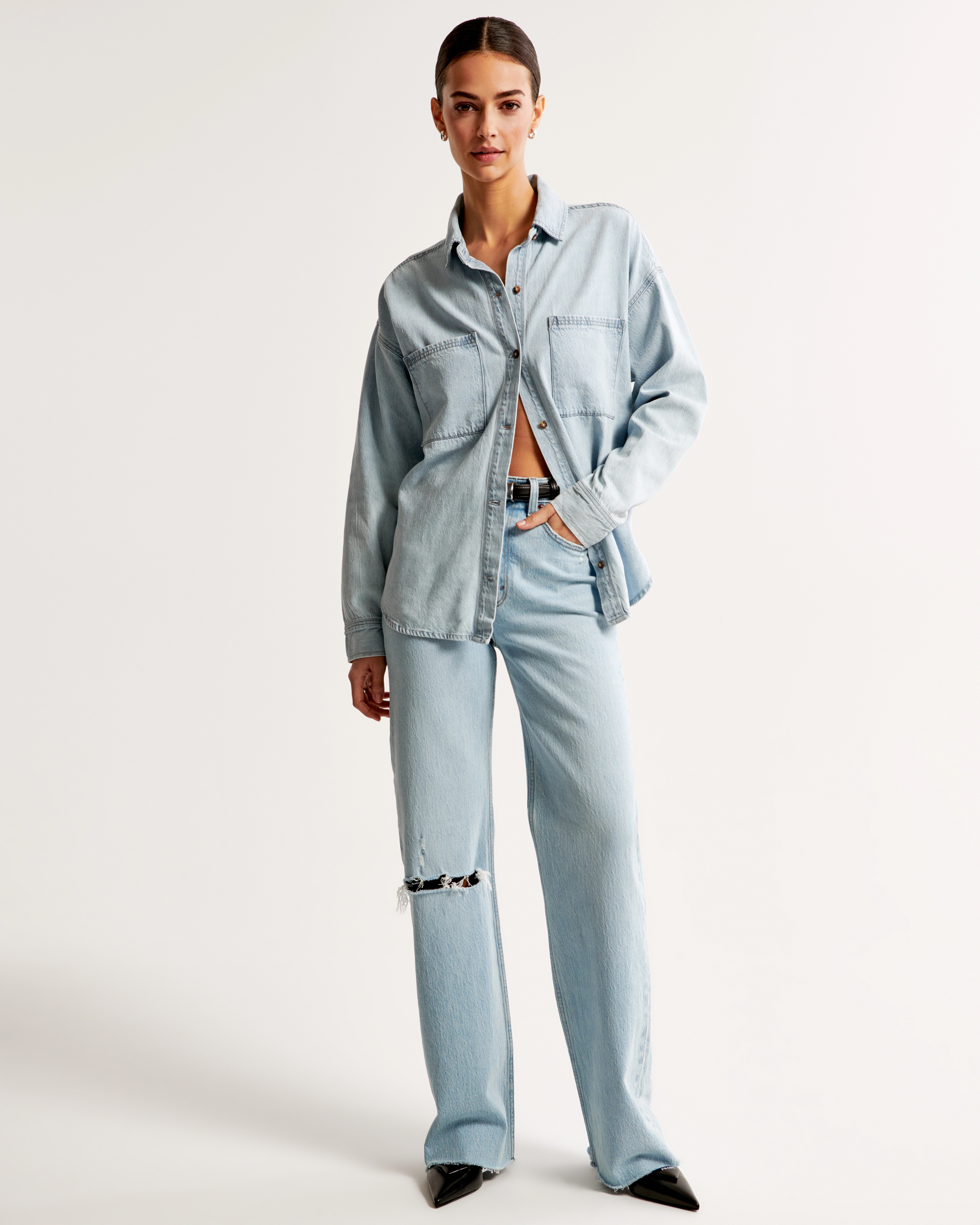 High Rise 90s Relaxed Jean | Abercrombie & Fitch (US)