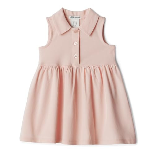 Amazon.com: Amazon Essentials Unisex Babies x Sofia Grainge Cotton Pique Baby Girls and Toddler D... | Amazon (US)