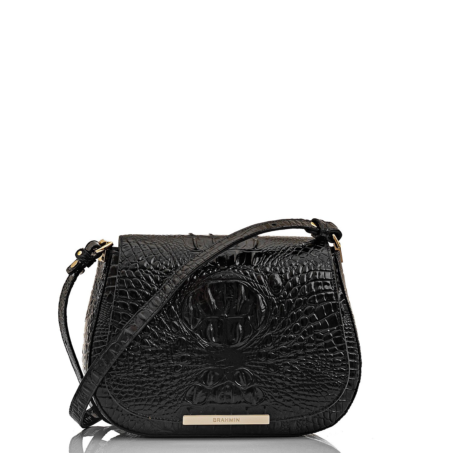 Small Nadine Black Melbourne | Brahmin | Brahmin