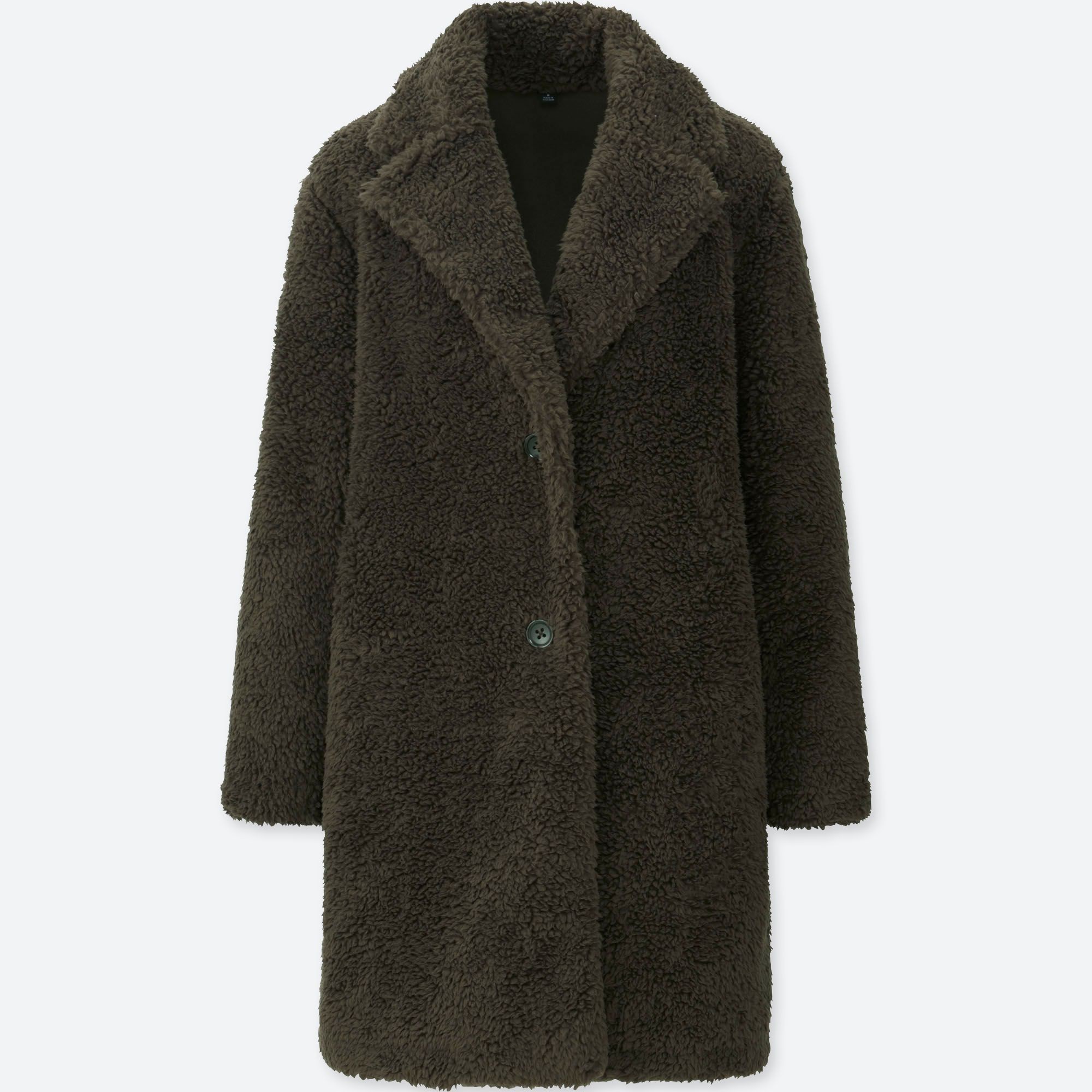 WOMEN PILE-LINED FLEECE LONG-SLEEVE TAILORED COAT | UNIQLO (US)