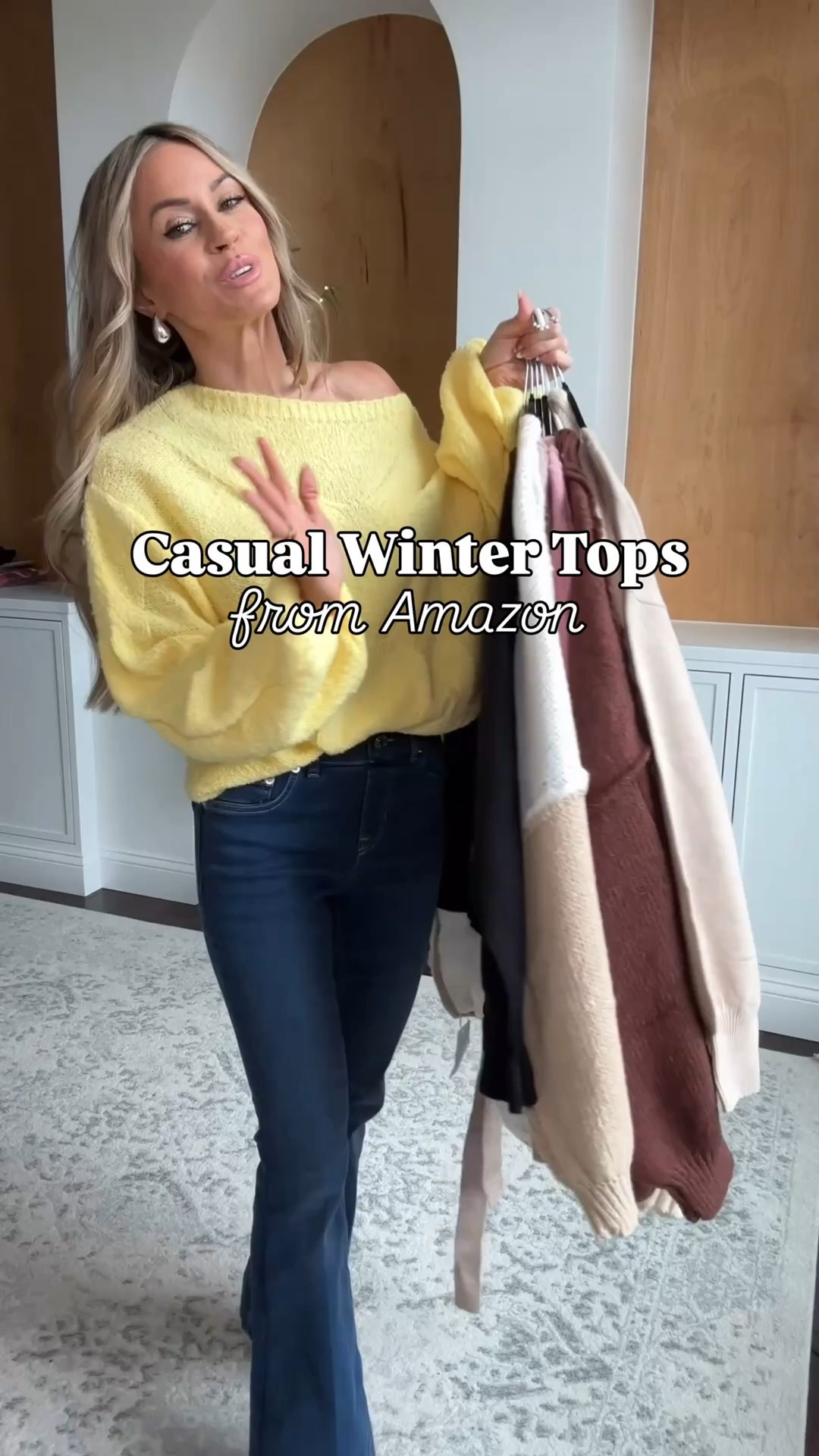 Amazon sweaters so cute for winter! Easy to pair with jeans and several tunic length options to pair with leggings and boots! 

#LTKFindsUnder50 #LTKPetite #LTKSaleAlert