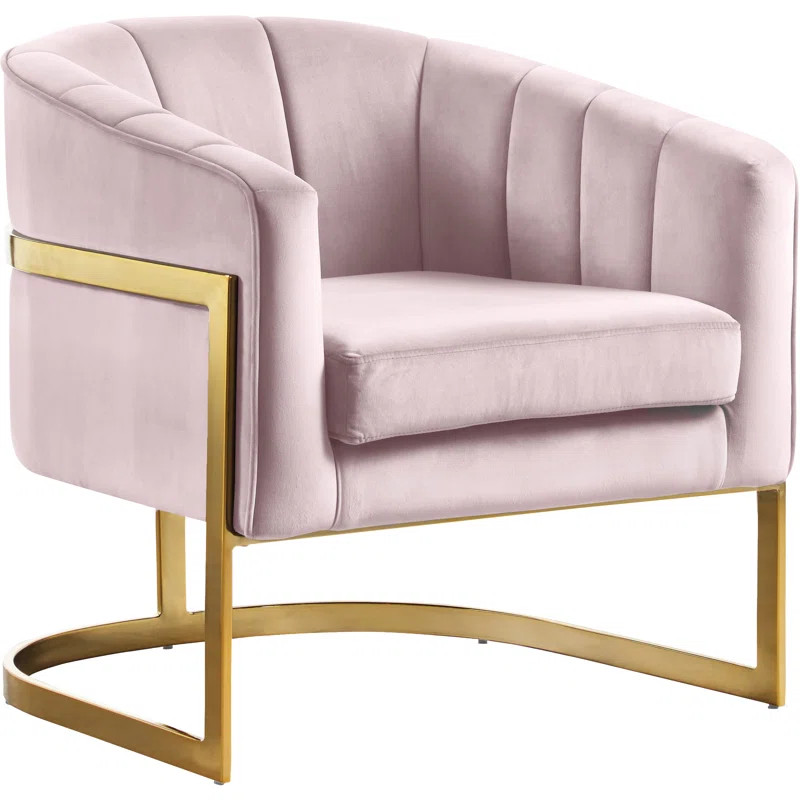 Barnicle Velvet Barrel Chair | Wayfair North America