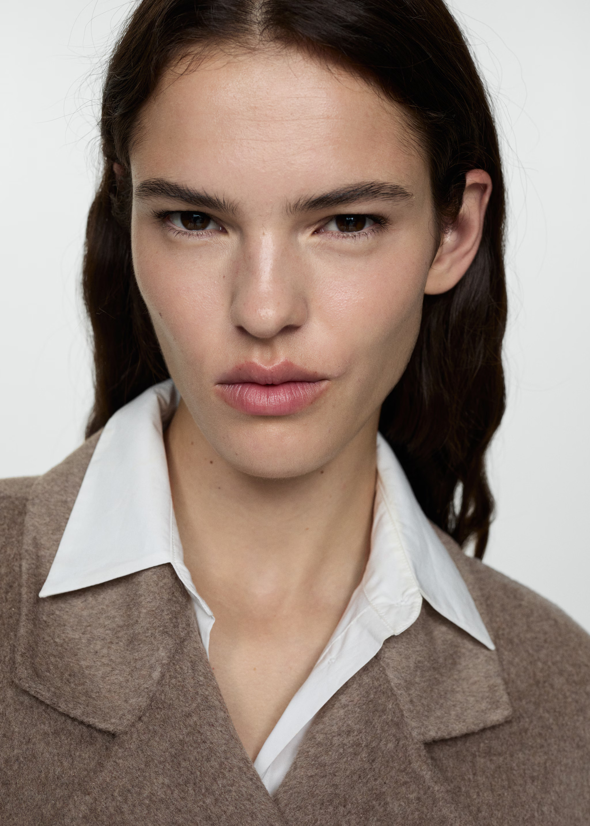 Handmade oversized wool coat | MANGO (UK)