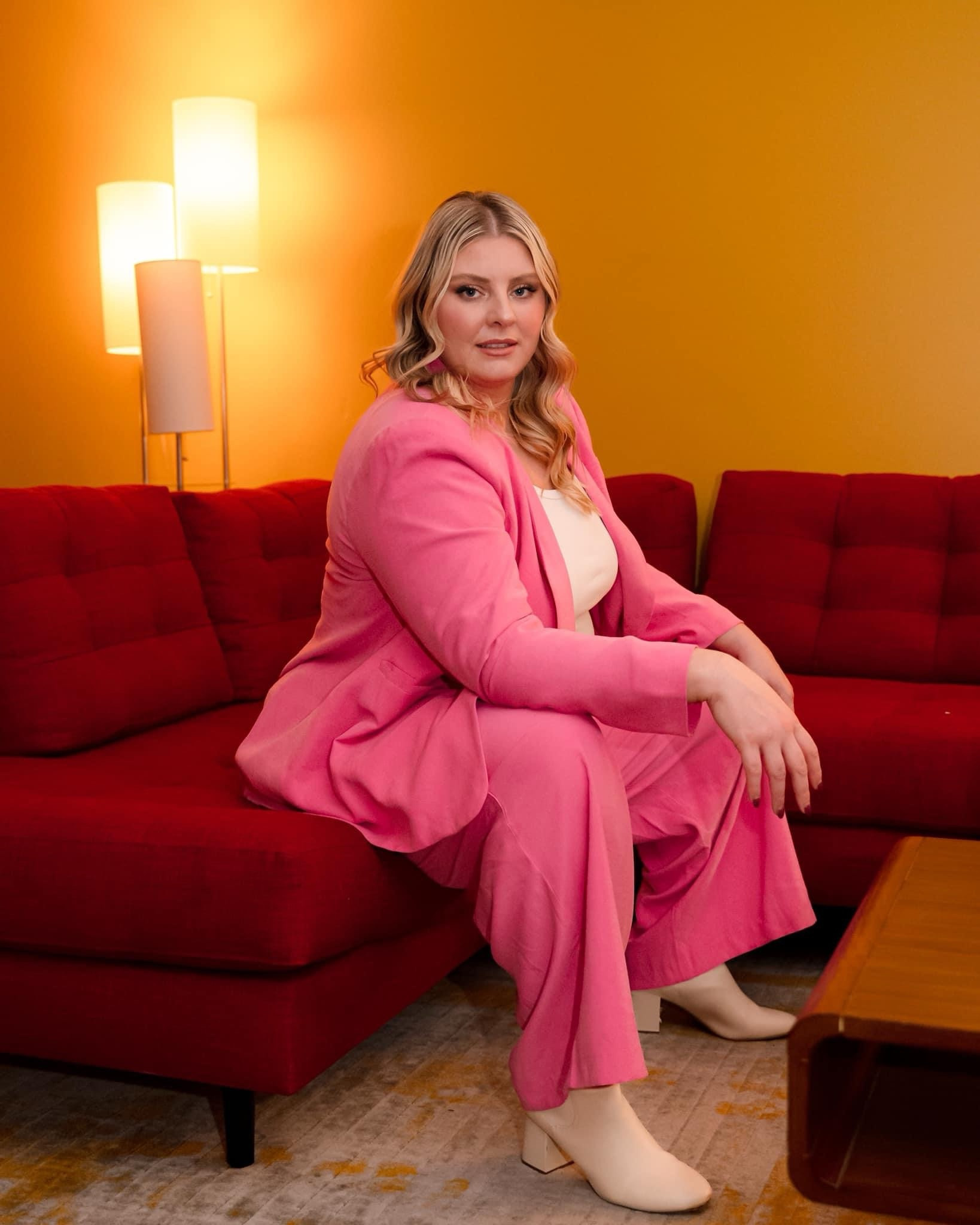 Obsessed with this suit! The pants are wide leg and a fantastic length, and the blazer is oversized!

The pink suit is no longer in stock, but I have linked the other colors available! 

Plus size fashion, curvy fashion, plus size style, plus size outfits, holiday outfits, fall outfits, workwear, office wear, 

#LTKstyletip #LTKplussize #LTKworkwear
