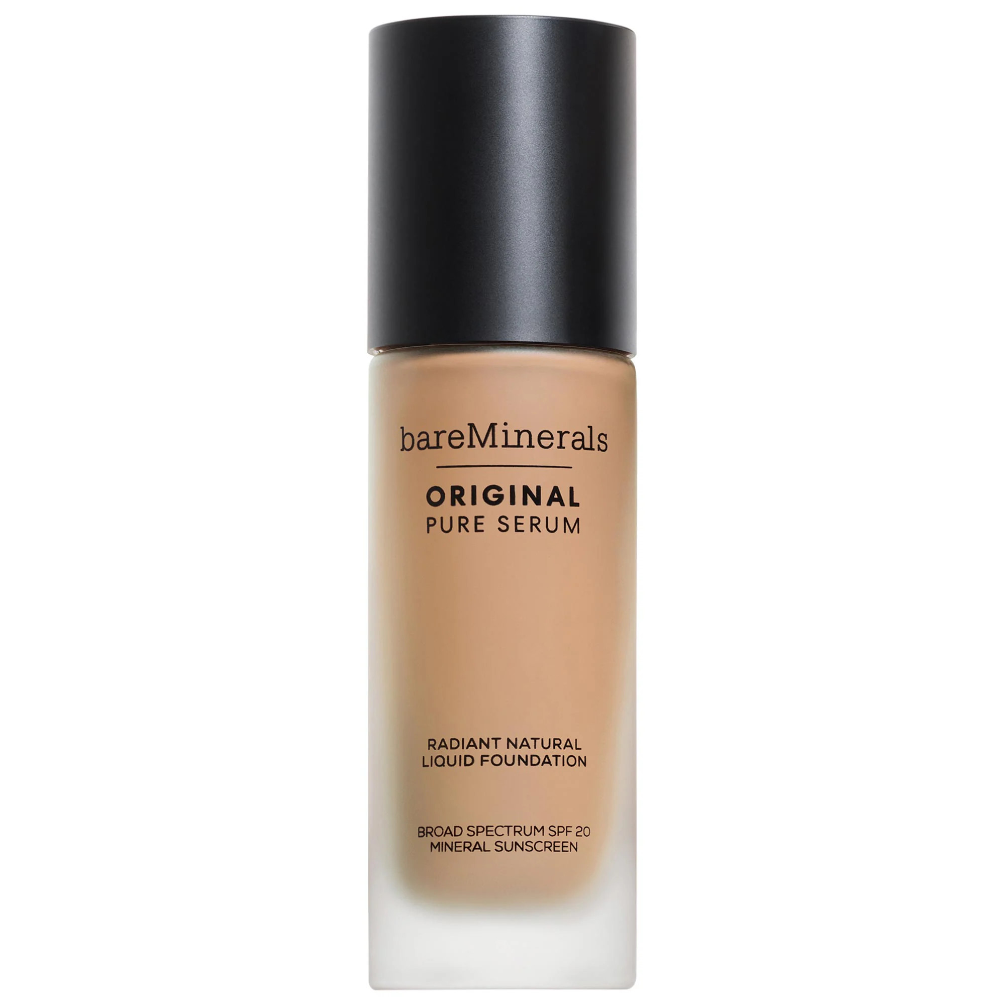 bareMinerals Original Pure Serum Radiant Natural Liquid Foundation Mineral SPF 20 Light Neutral 2.5 1 oz / 30 ml | Sephora (US)