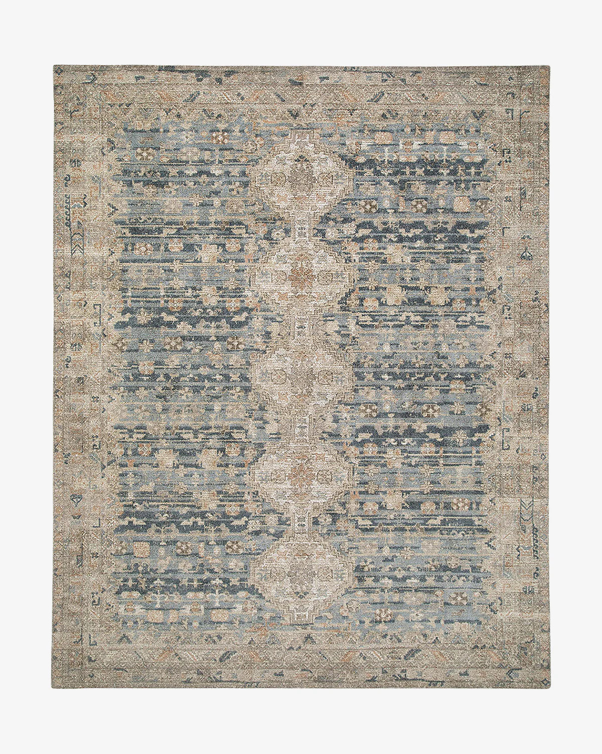 Wilshire Blue Hand-Tufted Wool Rug 8' x 10' | McGee & Co. (US)