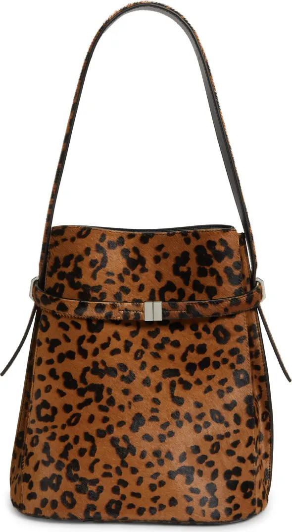 T-Lock Genuine Calf Hair Clutch | Nordstrom