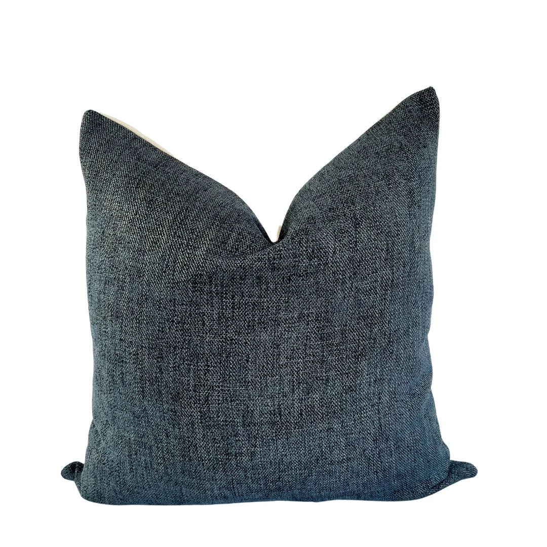 The Wells L Throw Pillow L Solid Pillow Cover L Blue Pillow L Accent Pillow L Home Decor L Neutra... | Etsy (CAD)