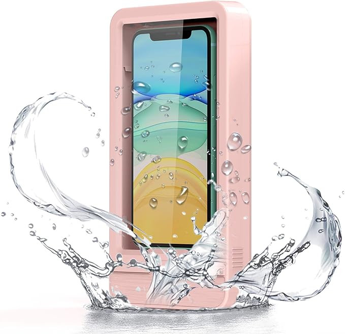 Wall Mount Phone Holder, Fansteck Wall Phone Holder Mount with Reusable Nano Adhesive Strip, for ... | Amazon (US)