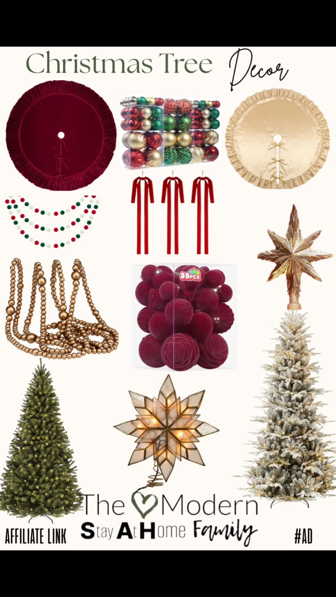 There’s something so magical about decorating the Christmas tree and turning your home into a cozy holiday retreat. ✨ I love mixing timeless Christmas decor with warm, layered textures to create a tree that feels elegant, inviting, and full of Christmas memories. Whether you’re decorating early or planning ahead for the holidays, these Christmas tree decorations are some of my favorite finds for creating a classic, cozy Christmas home.

If you’re looking for beautiful Christmas ornaments, ribbon, tree toppers, flocked stems, picks, bows, tree skirts, garland, twinkle lights, or designer-inspired Christmas decor on a budget, I’ve linked everything here to make decorating simple. Save this post for Christmas decorating inspiration and holiday home ideas you’ll want to recreate this season. ❤️🎄

Christmas tree decor, Christmas tree decorating ideas, Christmas tree inspiration, elegant Christmas tree, cozy Christmas home, classic Christmas decor, holiday decorating ideas, Christmas ornaments, Christmas ribbon, Christmas bows, Christmas tree topper, Christmas tree picks, Christmas tree stems, flocked Christmas tree, realistic Christmas tree, luxury Christmas decor, neutral Christmas decor, traditional Christmas decorations, festive home decor, Christmas living room decor, holiday home inspiration, Christmas decorating inspiration, winter home decor, cozy holiday decor, designer Christmas tree, budget Christmas decor, Amazon Christmas decor, Walmart Christmas decor, LTK Christmas finds, holiday decorating, Christmas aesthetic, timeless Christmas style, Christmas home styling, Christmas decor ideas, Christmas decorating tips, festive home, holiday inspiration, Christmas decorations 2026.

#LTKSeasonal #LTKHome #LTKSaleAlert
