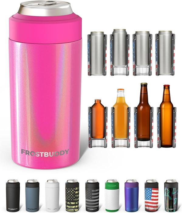 Frost Buddy Universal Can Cooler - Fits all - Stainless Steel Can Cooler for 12 oz & 16 oz Regula... | Amazon (US)