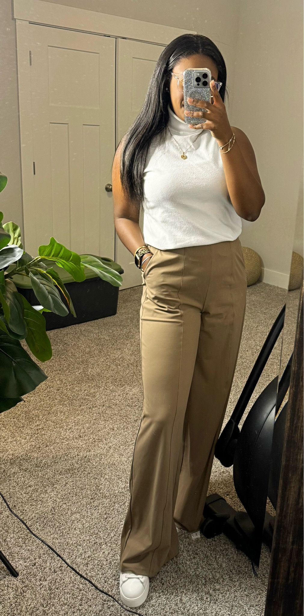 The perfect outfit for the office today. 🤍🤎

#LTKmidsize #LTKworkwear #LTKstyletip
