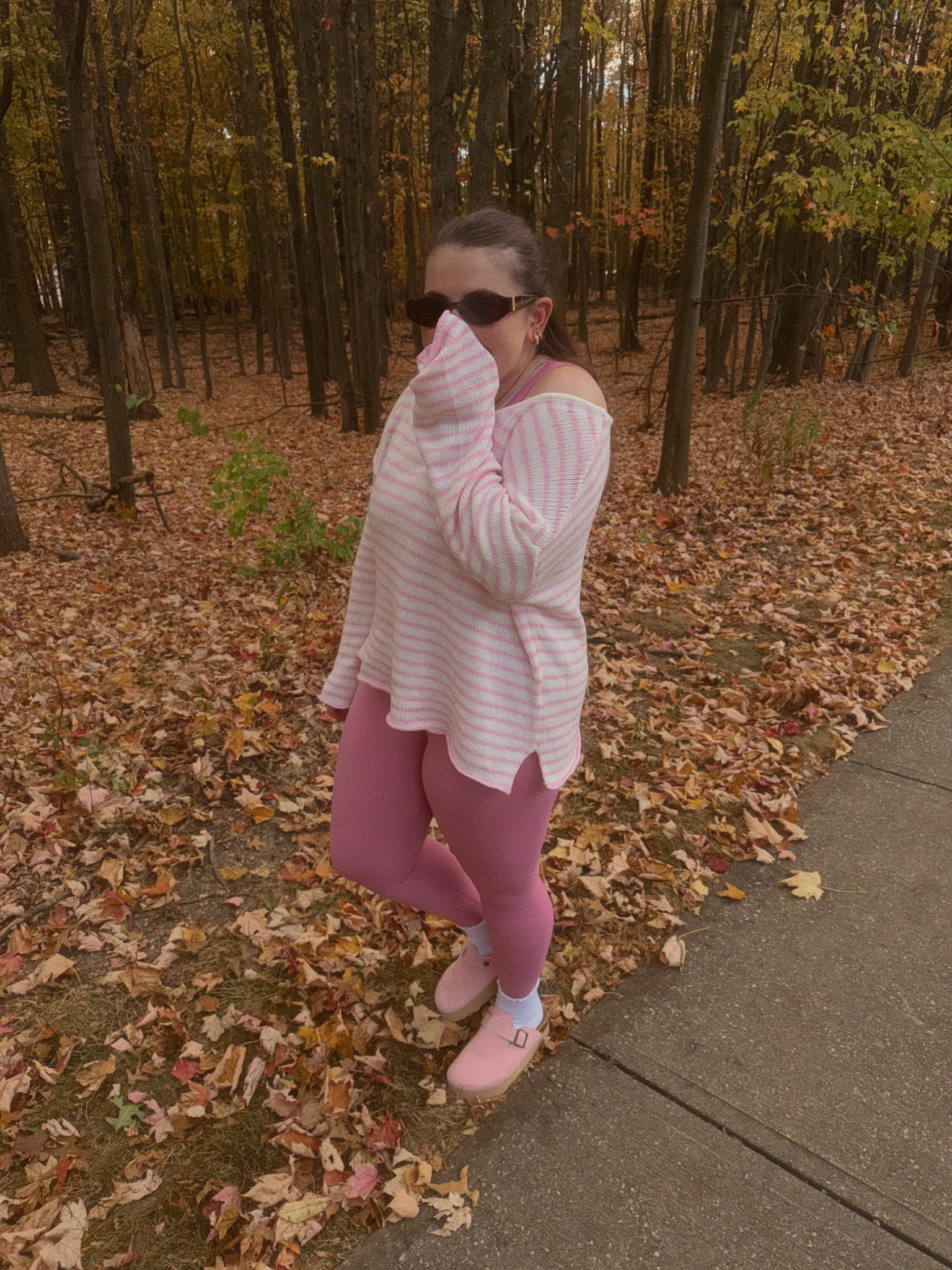 Beautiful fall day in pink of course🩷🍁

#LTKSeasonal #LTKMidsize #LTKShoeCrush