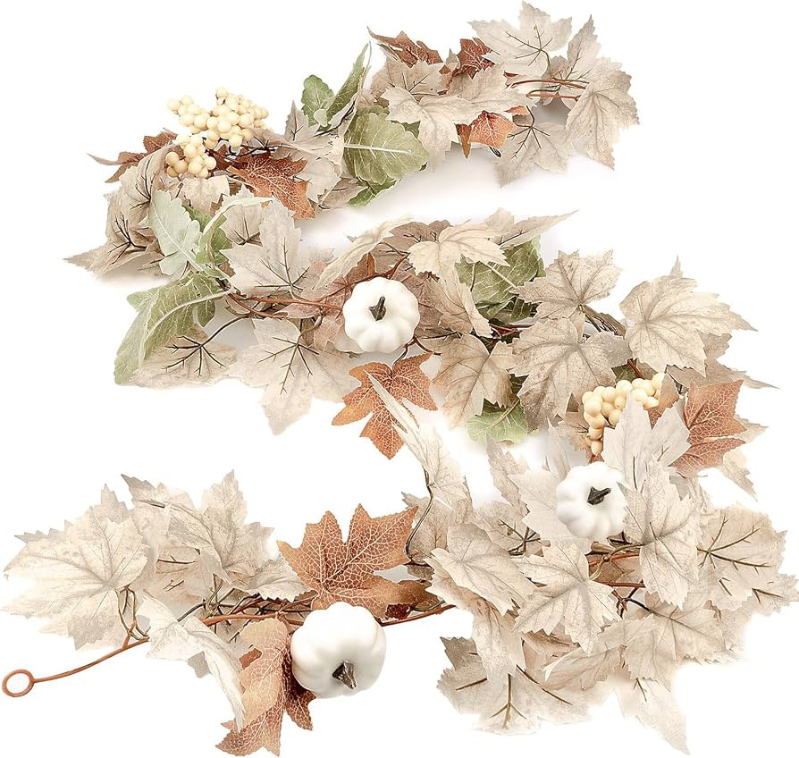 🍁【Fall Garland Perfect Size】This hanging vine garland length approx 6 Feet/1.83m.wide appr... | Amazon (US)