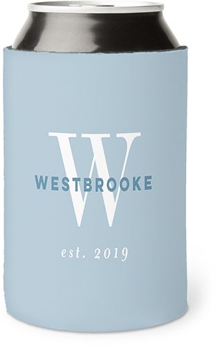 Monogram Text Gallery Can Cooler | Shutterfly